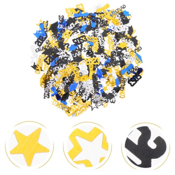 Graduation Party Decoration Set with Sprinkles